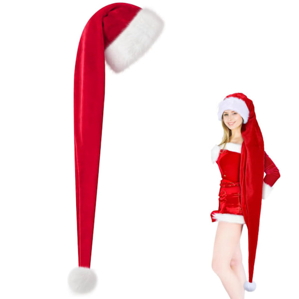 Extra Lång Jultomteluva Jul Nyår Semesterfest Tillbehör