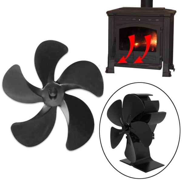 Saving Eco Fire Heat Log Burner Stove Fan Fireplace Fan for Heat