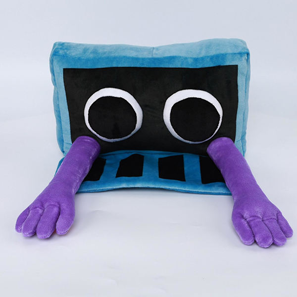 Roblox Rainbow Friends Plyschleksak Cartoon Rainbow Friends Roblox Plyschdocka Fylld Mjuk Leksak För Halloween Leksaker Present Blue