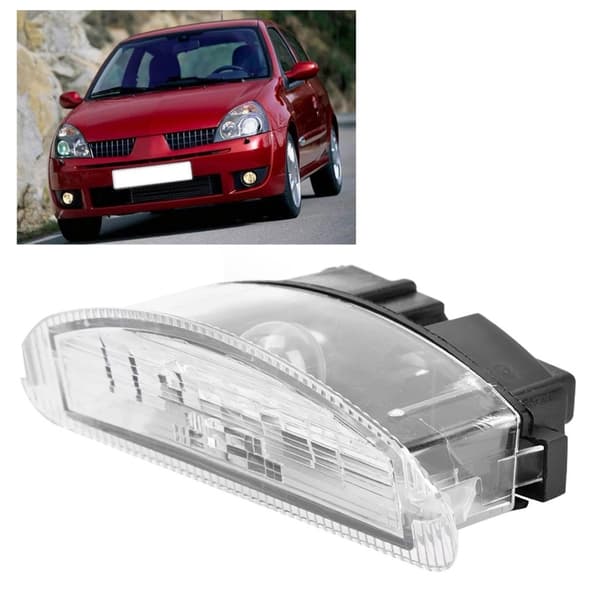 Udskift 7700410754 7700433414 32054874 Nummerpladelygte