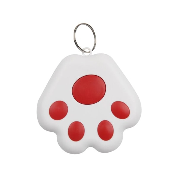 GPS Tracker Mini GPS Tracker Locator Bærbar Bluetooth Intelligent Anti-Lost Trådløs Enhed Finder Børn Bagage Taske Dyr Sæt-Rød