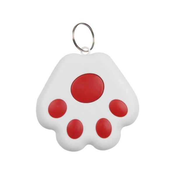 GPS Tracker Mini GPS Tracker Locator Bärbar Bluetooth Intelligent Anti-Lost Trådlös Enhet Finder Barn Resväska Husdjur Set-Röd