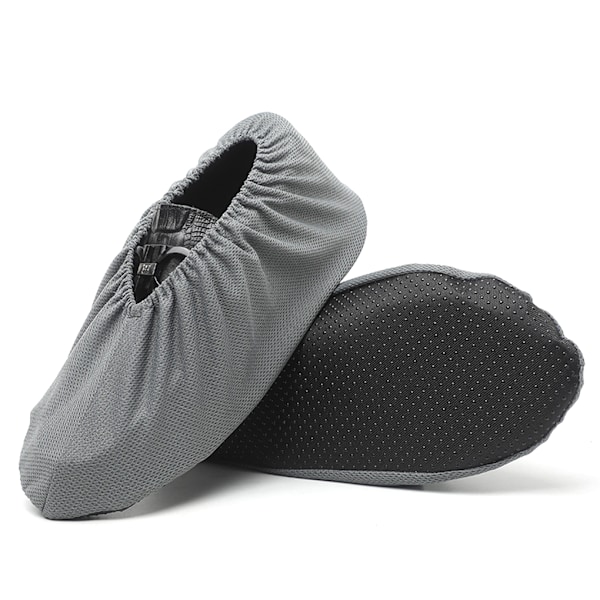 1/2/3/5 sorte skoovertræk - Genanvendelige og skridsikre Nemme at vaske sølvgrå S størrelser 22-32 silver gray S sizes 22-32 2PCS