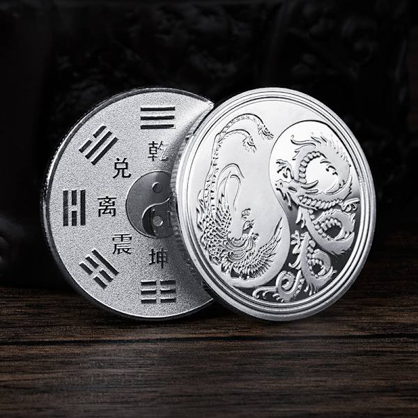 Gull Sølv Drage Mynter Lykke Fugl Minnemynt Gull Co Silver