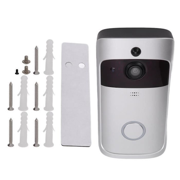 BEL-7696830431331-Videodørklokke, kablet videodørklokke, video-dørtelefon, WiFi-videodørtelefon, værktøjskurv