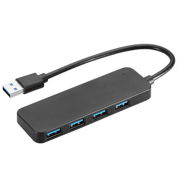 4-port USB Hub 3.0, T-Sound USB-splitter til bærbar computer, Ps4-tastatur