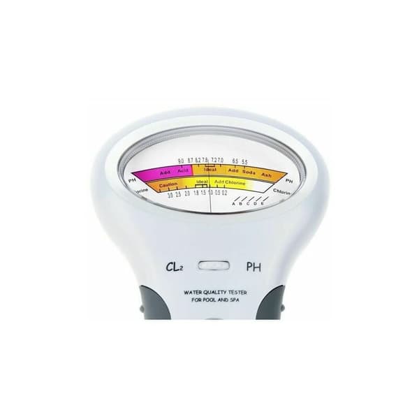 Elektronisk tester til pH- og klorniveauer i poolvand, 13 cm