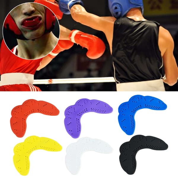 Munskydd Boxning Sport Munskydd Tandskydd för Tandsäkerhet Blue 0.02