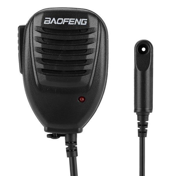 Kannettava vedenpitävä lamppu Walkie Talkie kädessä pidettävä mikrofoni BF-A58/BF-UV9r BF-9700 (musta)