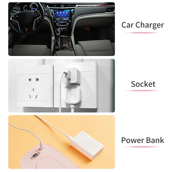 USB-våtservettsvärmare för bebisar, 3 temperaturinställningar, blöjhandduksvärmare, 10 W konstant temperatur, stor kapacitet, bärbar våtservettsvärmare för bebisar, hem, bil, resor, grön