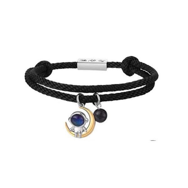 Astronaut armbånd kærlighed fra afstand Valentinsgave mode trend Studenter minde astronaut par hånd reb[qb] B