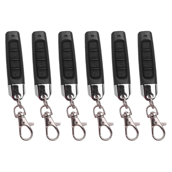 6x 433mhz Remote Control Garage Gate Door Opener Remote Control Duplicator Cloning Code Car K -WELLNGS