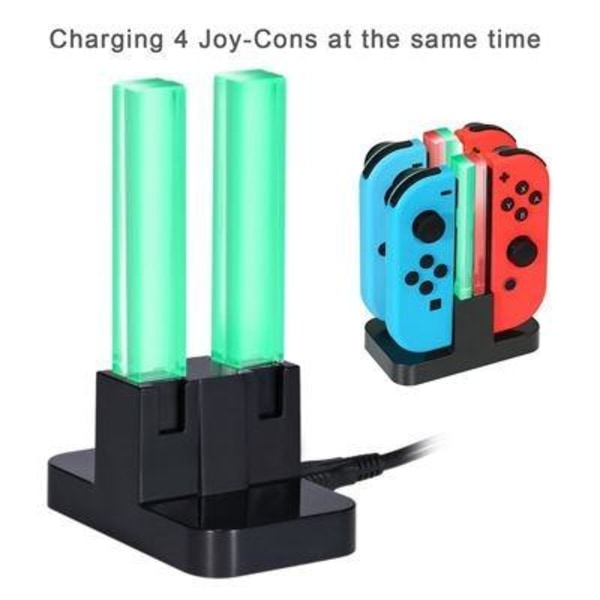 4-i-1 Nintendo Switch-lader Joy-Con-dokkingstasjon