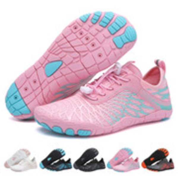 Lorax Pro Barefoot -kengät miehille ja naisille, vaelluskengät, liukumattomat ratsastusrantakengät, pinkki Pink 41