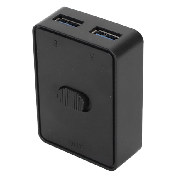USB 3.0-switch 2 i 1 ut eller 1 i 2 ut Dubbelriktad USB-switch Väljare USB KVM-switch för tangentbord Mus Skanner Skrivare