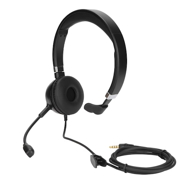 H2000-3.5 telefon headset med mikrofon og lydkontroll for kundesentre og kontorer