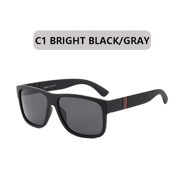 Polaroid aurinkolasit Unisex Square Vintage aurinkolasit Kuuluisa merkki Polaroid aurinkolasit Retro Feminino naisille miehille 4009C1 4009C1 Polarized