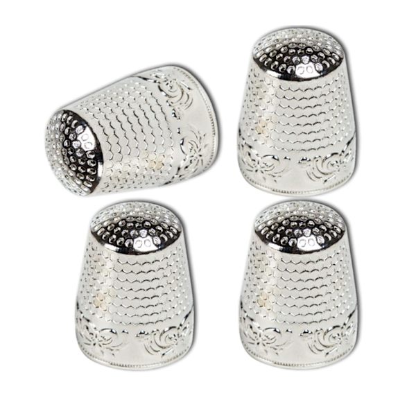 SömnadsTumme Metall Tumme Ringar Justerbara Metall Finger Skydd Ringar Läder Mynt Finger Skydd, Sömnad Finger Skydd 0.02 E