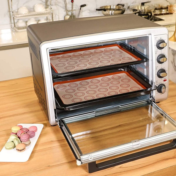 IC silikone bagemåtte til Macaron-kager, stor non-stick måtte til