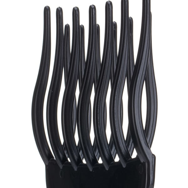 Liten størrelse (16,6 cm*7 cm) afrikansk hårkam, bred tannkam, høy