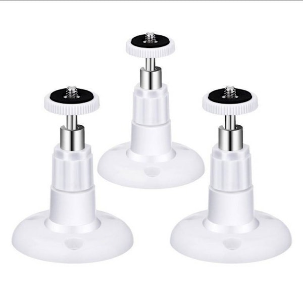 /#/(4-Pack) Indoor/Outdoor Security Camera Wall Mount Adjustable Ceiling Mount for Arlo Arlo Pro and Other Compatible Models (White)/#/