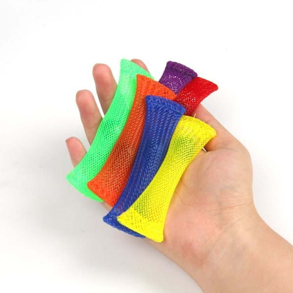 10 st vävda mesh-kulor Fidget Toys ORANGE 10 ST 10 ST Orange Orange 10Pcs-10Pcs