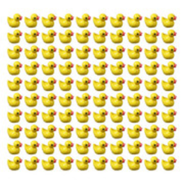 100/200 kpl Mini-kumihanhia Miniatyyrihartsiankkoja Keltainen Pieni D 100pcs yellow 100pcs