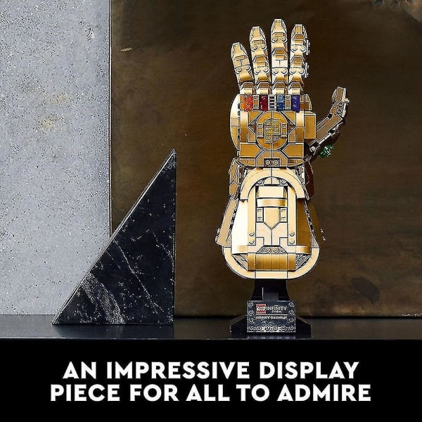 Infinity Gauntlet Sæt 76191 Samleobjekt Thanos Gauntlet med Infinity Stones, Sæt, Avengers Gaveidé til Voksne og Teenagere, Modelbyggesæt til Dekoration