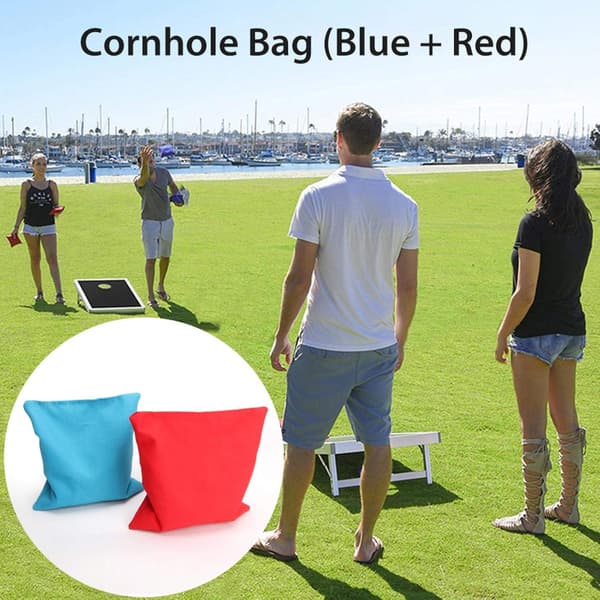 Corn Hole Game Sandbag Set, 16 påsar, majsfyllda tygpåsar, utomhusträningsutrustning (fyllning ingår ej). (BT)
