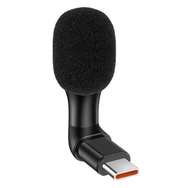 Mikrofon USB-C Støyreduksjon Svart Mikrofon