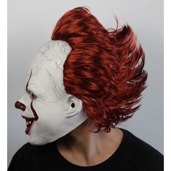 Pennywise Skummel Klovn Latex Maske Joker Skummel Halloween Smile