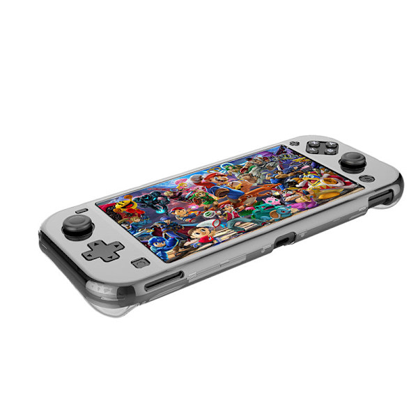 Nintendo Switch Lite -konsolille - läpinäkyvä, suojaava kotelo, jossa kaikki tarpeellinen, liukumaton