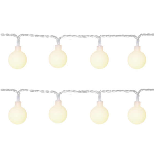 Festlysstreng Berry med 50 LED-lys i varm hvit