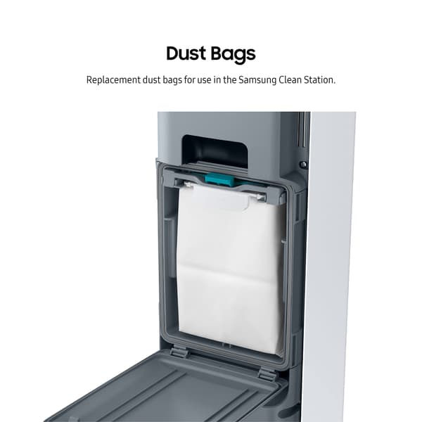 5 stycken Samsung dammsugarpåsar VCA-ADB90 XAA Engångs Non-Woven dammsugarpåsar Förbrukningsvara