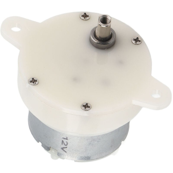 12V 10Rpm DC Miniatyrväxelmotor, Lågvarvig Elmotor med Terminal Mute Gear Rotation, Hög Prestanda och Hållbar