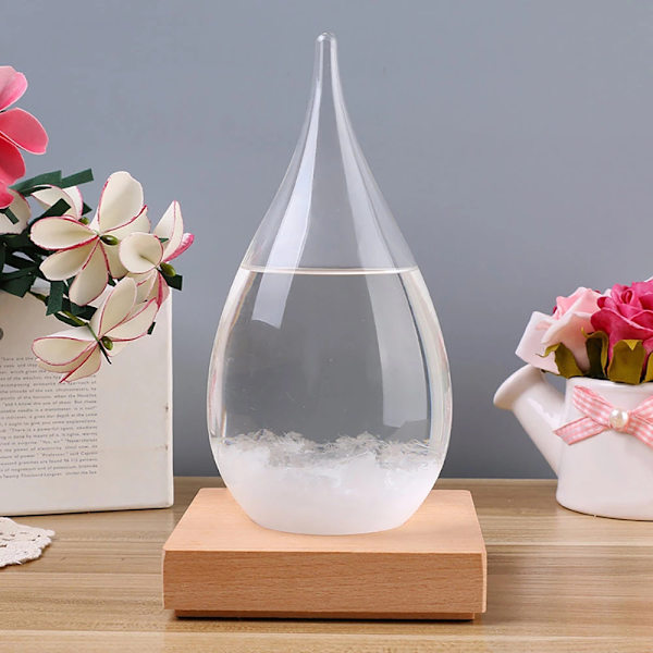 Stormglass Dråpe - Barometer - Globus stormvarsel(bt)