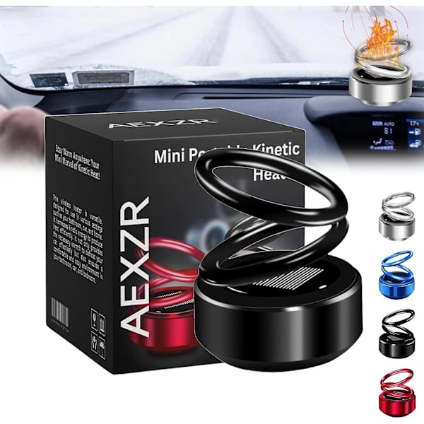 Bærbar Mini Kinetisk Aromaterapi, Mini Bærbar Kinetisk Opvarmning Aromaterapi Black