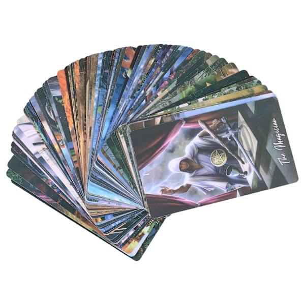 78 stk/boks Elemental Wisdom Tarotkort Kunstpapir Interaktivt Spill Lekepakker for Voksne Fest