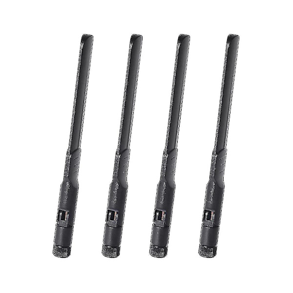 4 stk Dual Band Wifi-antenne 2,4 GHz 5 GHz 5,8 GHz 8dBi Mimo Rp-sma hannantenne for wifi-ruter Wirele -z