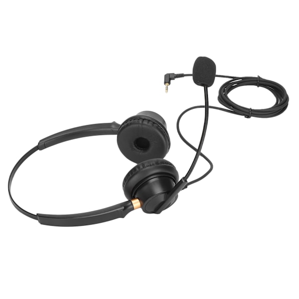 H600D‑2.5 Telefon Headset Call Center Støjreducerende Ledningsført Binaural Kundeservice Headset