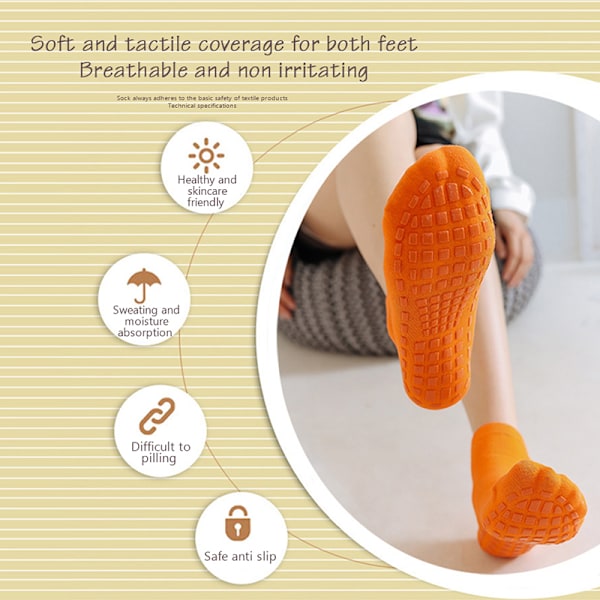 Studsmattesockor gula yellow L