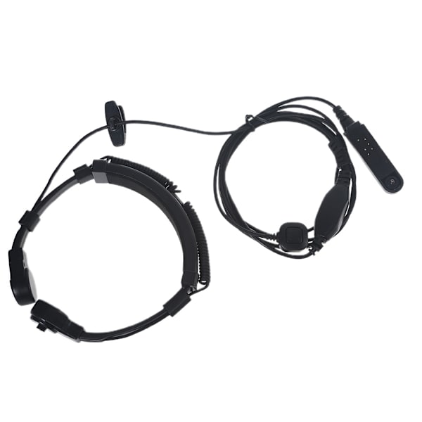 Walkie Talkie Mikrofon Hals Hals Mic Hörlur Radio Headset Baofeng UV-9R