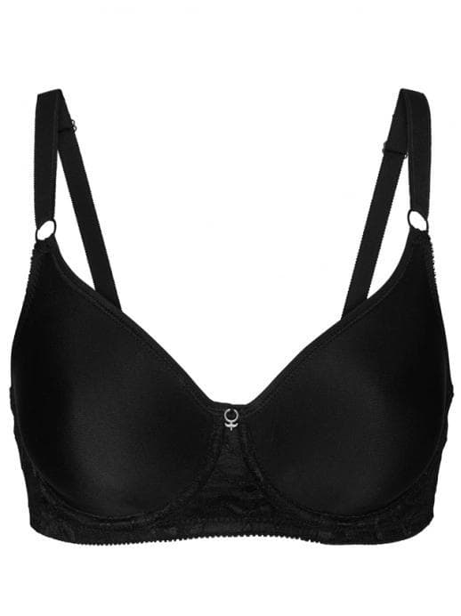 Abecita Iris Kaarituellinen Rintaliivi Musta Musta{bt} Black 65C