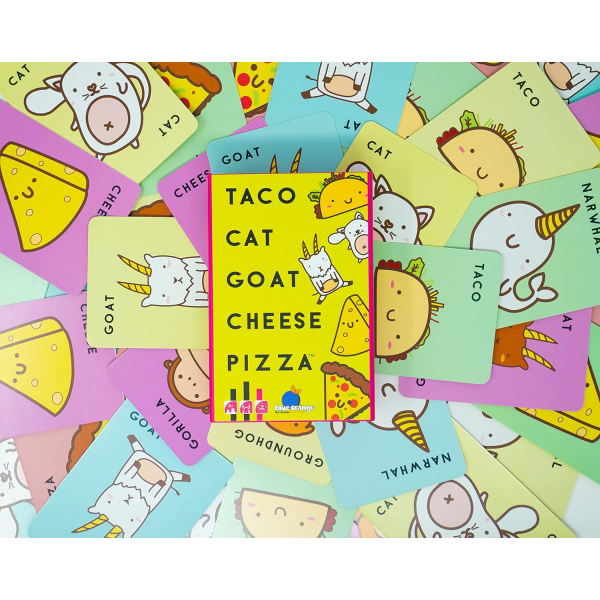 Sininen Oranssi Kissa Juusto Pizza Taco Korttipeli Ikä 8+ 2-8 Pelaajaa