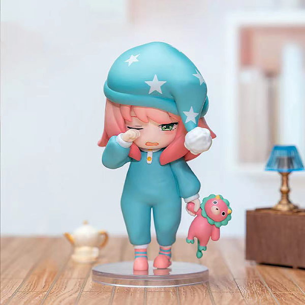 Popmart Spy X Family Anya Series Blind Box Leksaker och Figurer Doll A7