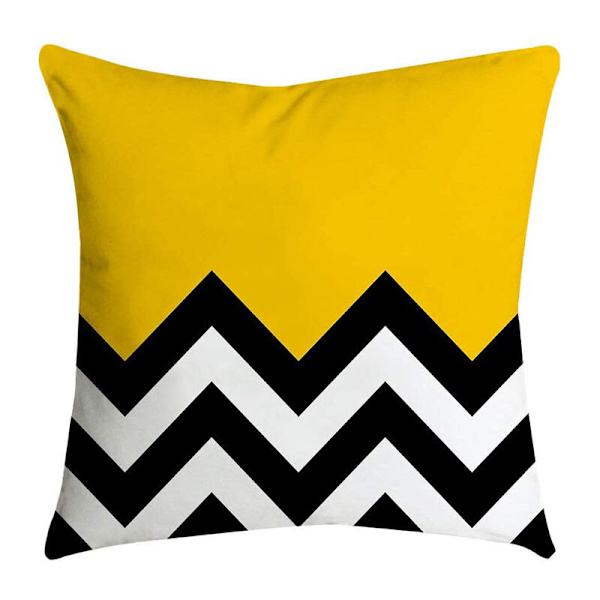 Putetrekk Gult 45x45cm 4stk Sofa Møbler