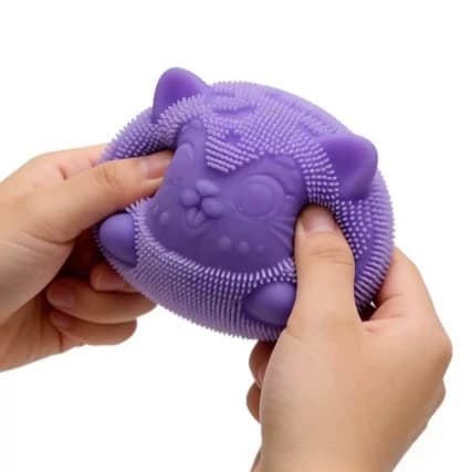 NeeDoh Cool Cats Squishy Toy Katt Stressavlastande Sensorisk Fidgetboll Pink (1 pc)