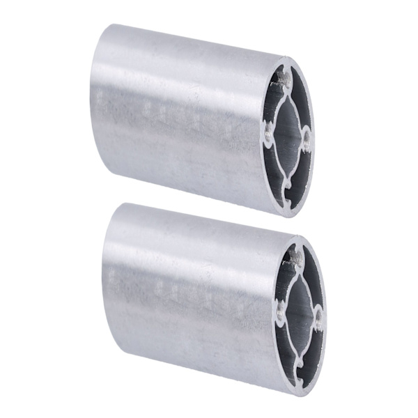 2 kpl 6063 alumiiniseosputkea pyöreä suora työkalut robottien laakeripesille OD 32mm6103‑0032‑0043