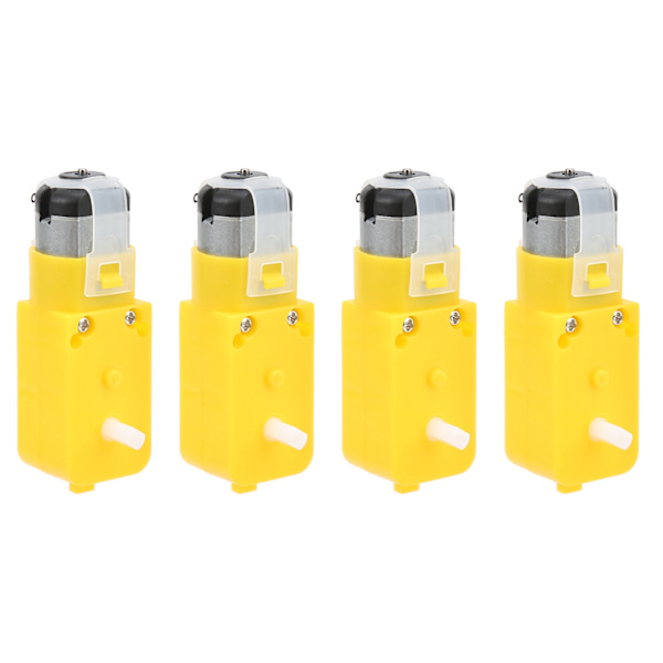 4 kpl TT-moottorin vaihde kaksoisakselivaihteinen sähkökäyttö DC 3-12V DIY-älyautolelurobotille