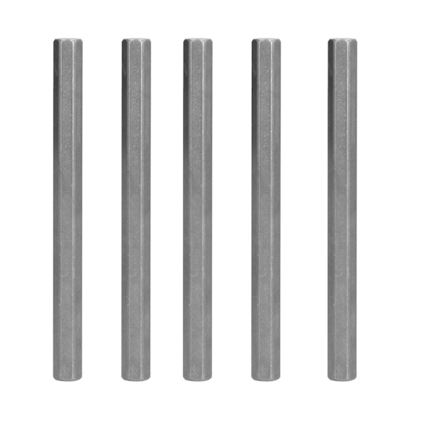 5 kpl pitkän tangon mutteria kuusikulmainen kytkentäsuora ruostumattomasta teräksestä valmistetut tangot kiinnittimet Gobilda Dia 12mm4102‑0012‑0080